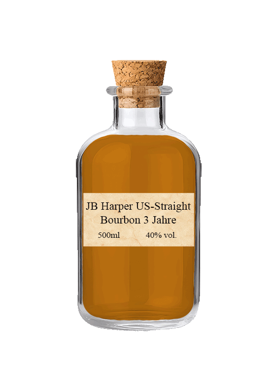 JB Harper American Straight Bourbon Whiskey 3 Jahre - 500ml
