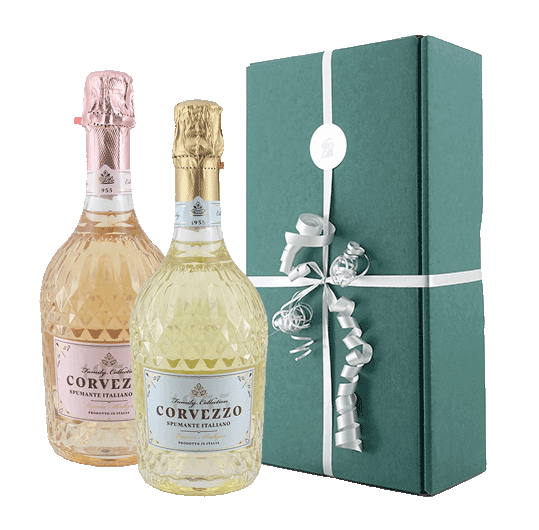 Weinpräsent Prosecco Duo – Spumante Weiß & Rosé