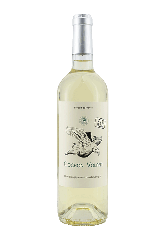 Chateau de Caraguilhes Cochon Volant Corbieres Blanc BIO