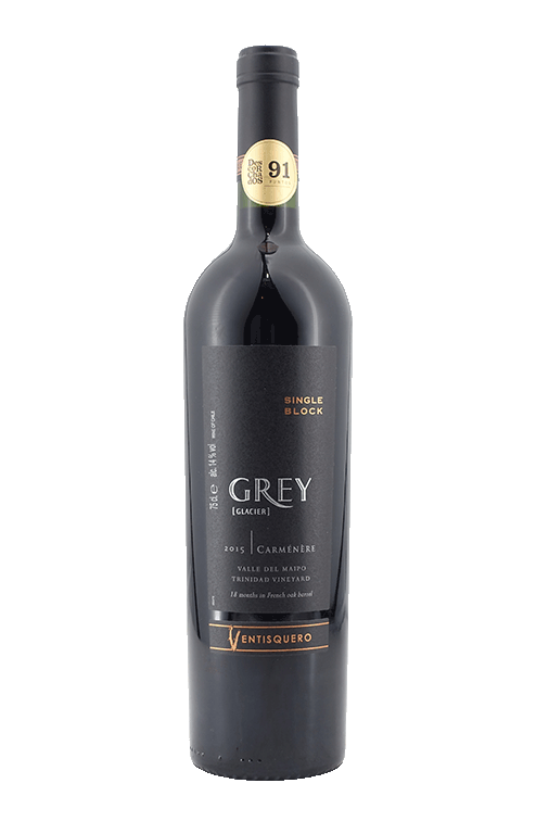 Ventisquero Carmenere GREY Single Block - 18 Monate Barrique