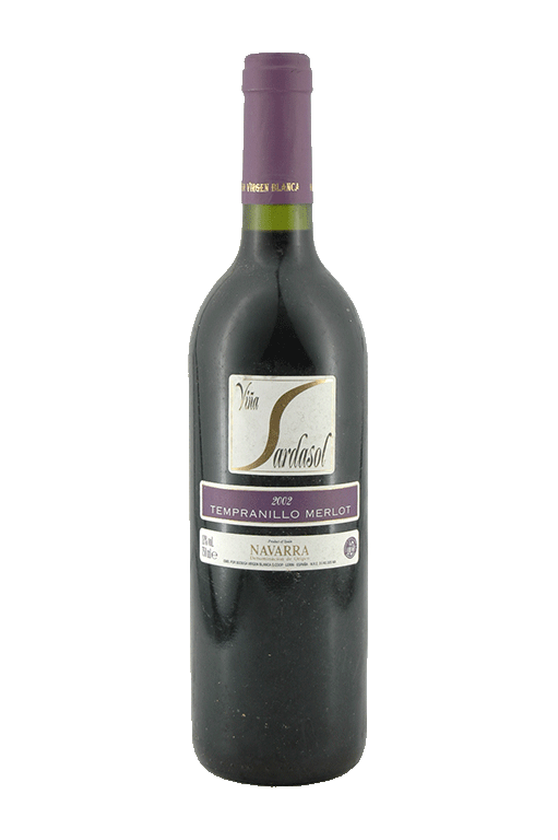 Vina Sardasol Navarra Tempranillo/Merlot 2002