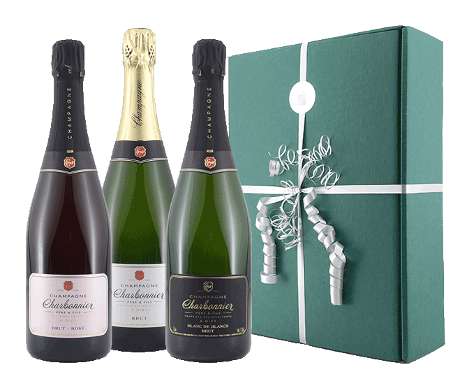 Weinpräsent Champagner Trio – Rosé, Blanc de Blancs & Brut