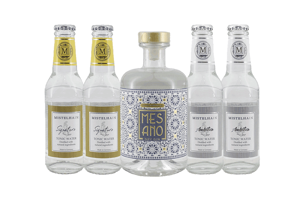 MESANO Navy Strength Gin 0,5 l & Tonic - Paket