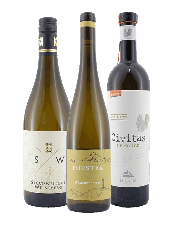 Weinpaket zu Hartkäse - Weißwein