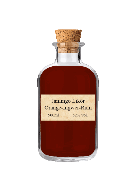 Jamingo Likör - Orange-Ingwer-Rum - 500ml