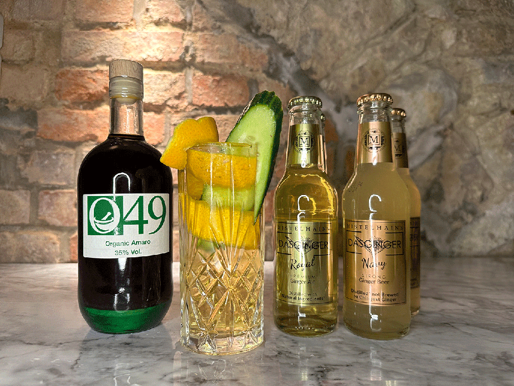 Organic 49 Amaro 0,5 l & Ginger - Paket