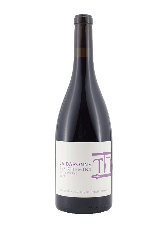 Château La Baronne LES CHEMINS DE TRAVERSE Rouge 2022 BIO
