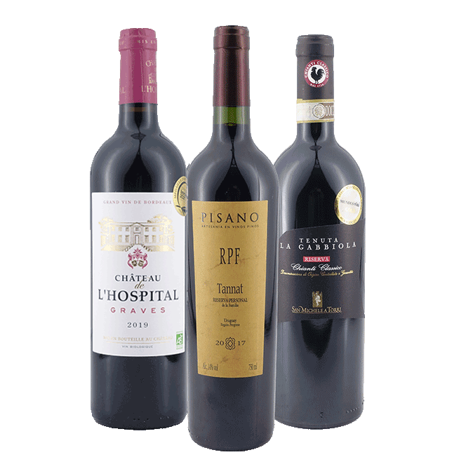 Weinpaket im Bordeaux-Stil