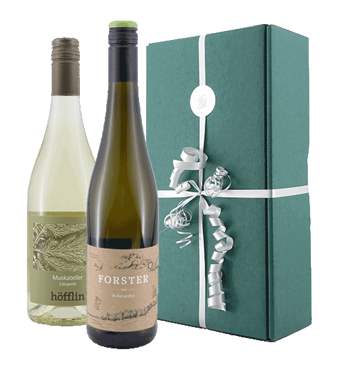 Weinpräsent Weißwein Duo fruchtig