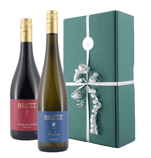 Weinpräsent Rheinhessen Duo lieblich – Weißwein & Rotwein