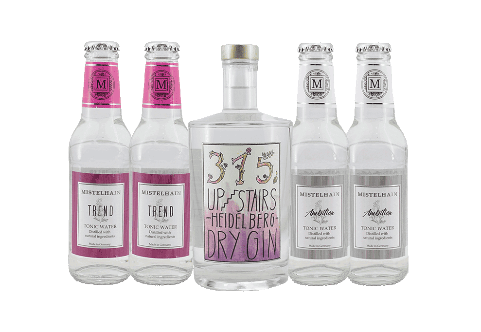 315 Upstairs Heidelberg Dry Gin 0,5 l & Tonic - Paket