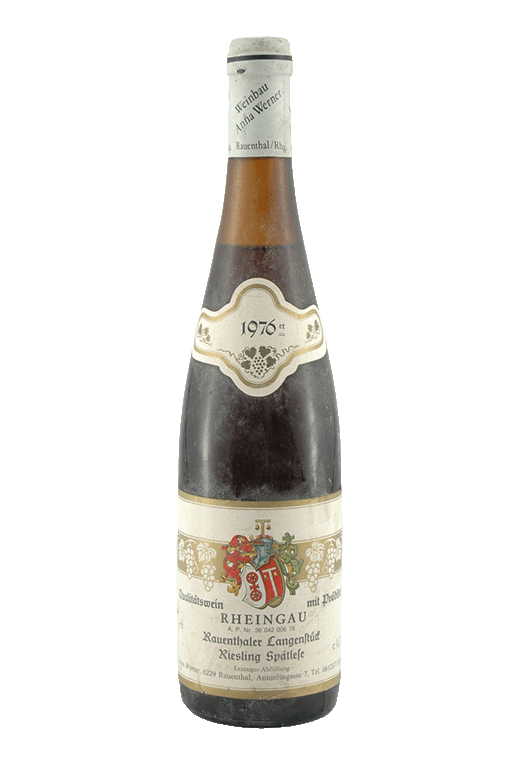 Weingut Anna Werner Rheingau Riesling Spätlese 1976