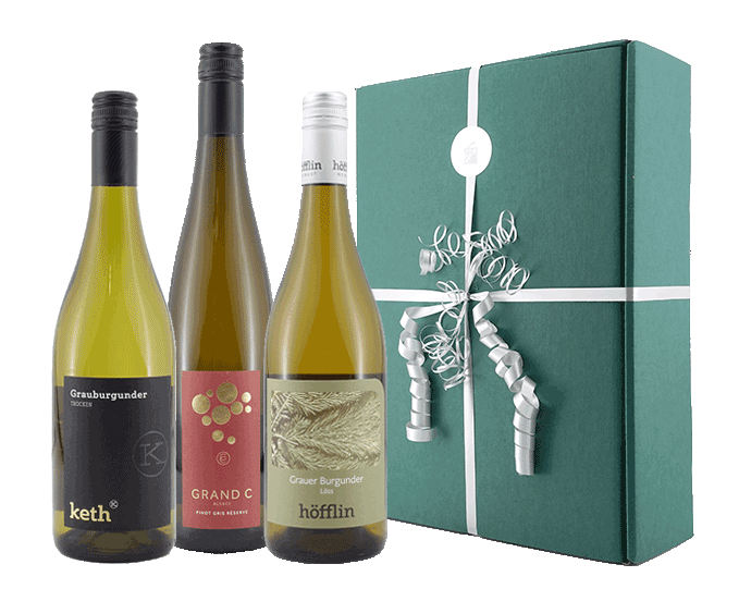Weinpräsent Grauburgunder Trio