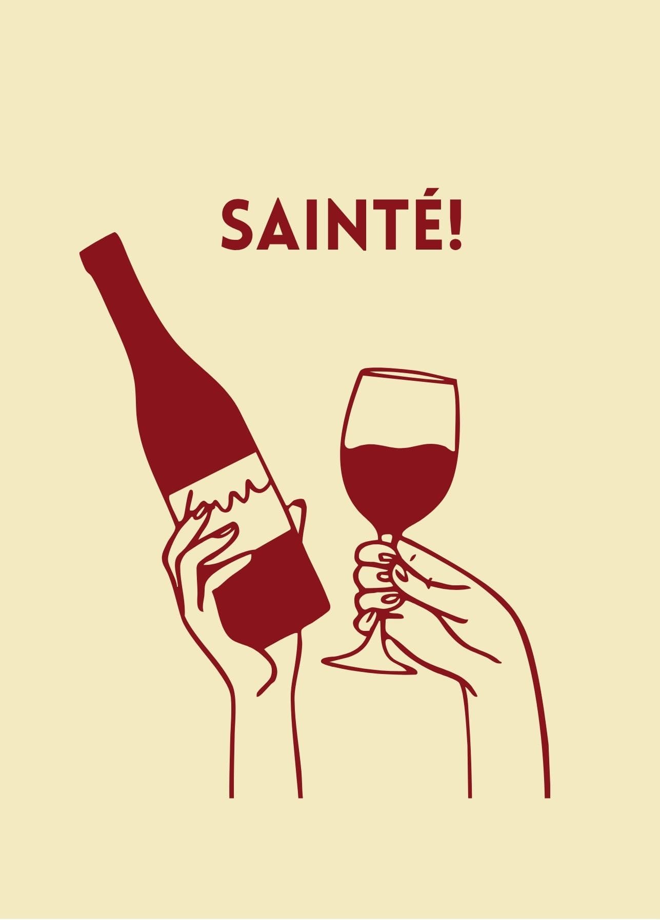 Grußkarte "Sainté"