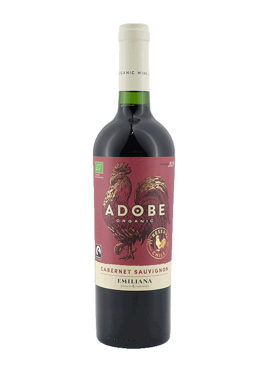 Emiliana ADOBE Cabernet Sauvignon Reserva D.O. Valle de Colchagua BIO