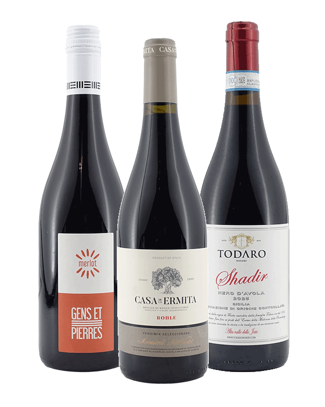 Weinpaket zu Hartkäse - Rotwein