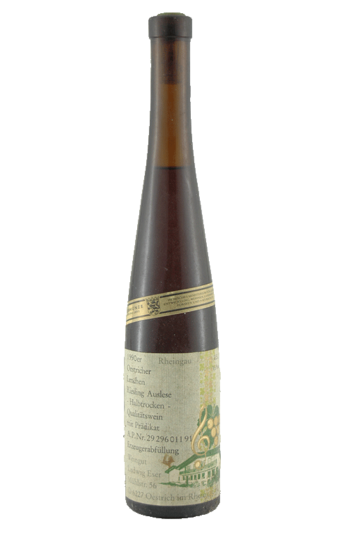 Ludwig Eser Oestricher Lenchen Riesling Auslese halbtrocken 1990