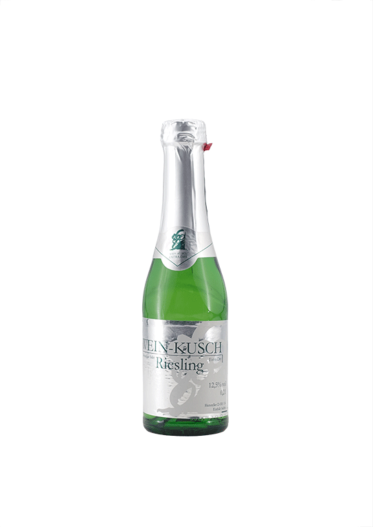WEIN KUSCH Sekt SILBER 0,2 l Riesling Cuvée extra trocken - Piccolo