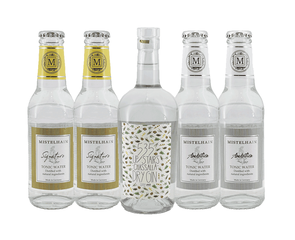 535 Upstairs Chassalla Dry Gin 0,5 l & Tonic - Paket