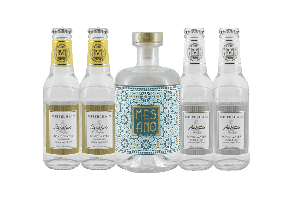MESANO Dry Gin 0,5 l & Tonic - Paket