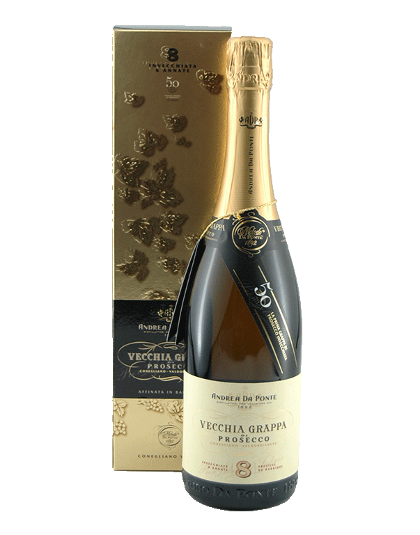 Andrea Da Ponte Vecchia Grappa di Prosecco Barrique 8 Jahre