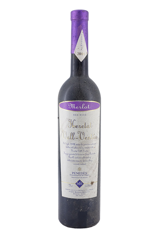 Heretat Vall-Ventos, Raventos Rosell Penédes - Merlot 2000